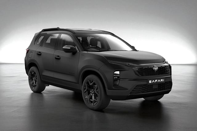 Tata Safari Matte Stealth Black Color Image